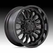 Fuel Arc D796 Matte Black with Gloss Black Lip Custom Truck Wheels